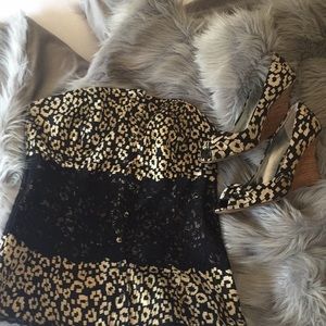 Guess bustier and wedges 💗